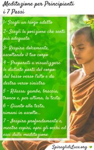 meditazione per principianti in 7 passi